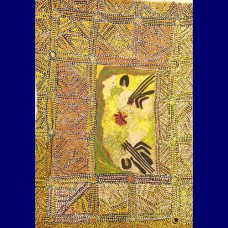 Aboriginal Art Canvas - Betty West-Size:96x141cm - H